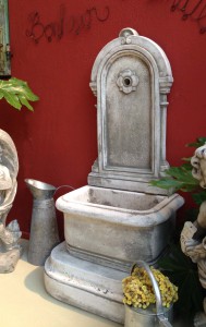 fontaine en pierre reconstituée